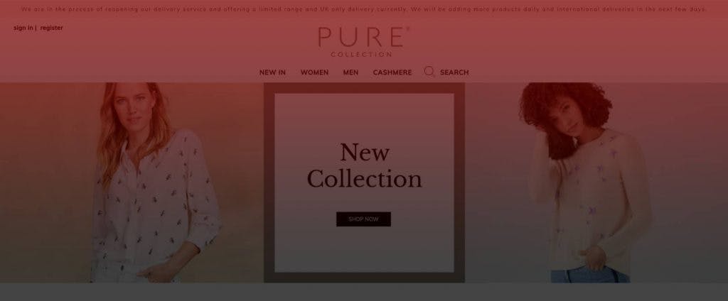 Pure Collection relaunch with Remarkable Commerce