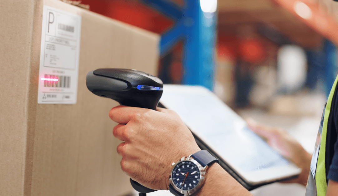 Mobile barcode scanning in warehouse operations