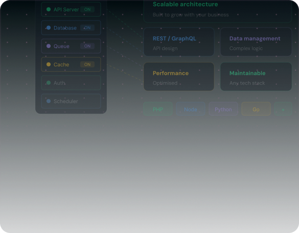 Back-end development